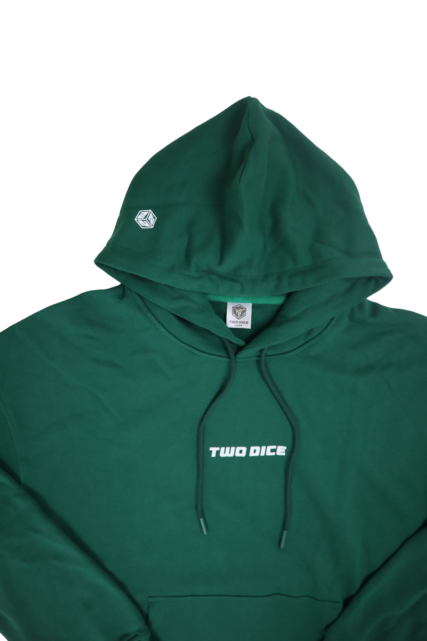 BOX FIT HOODIE - DARK GREEN