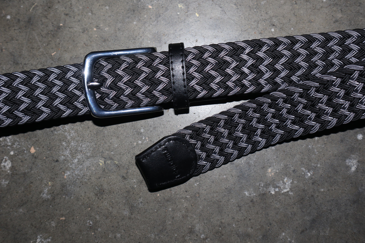 BRAIDED BELT - GRAPHITE