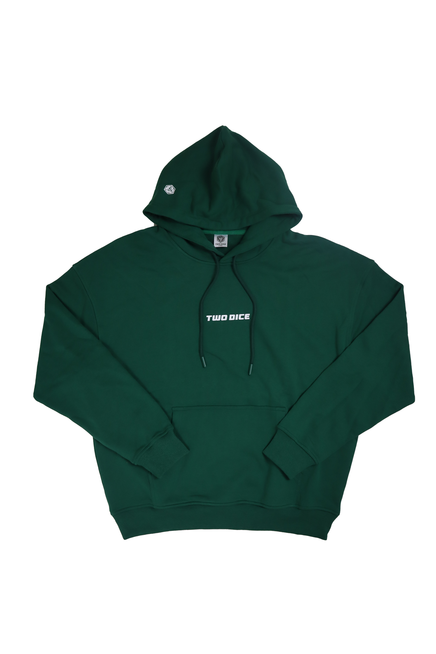 BOX FIT HOODIE - DARK GREEN