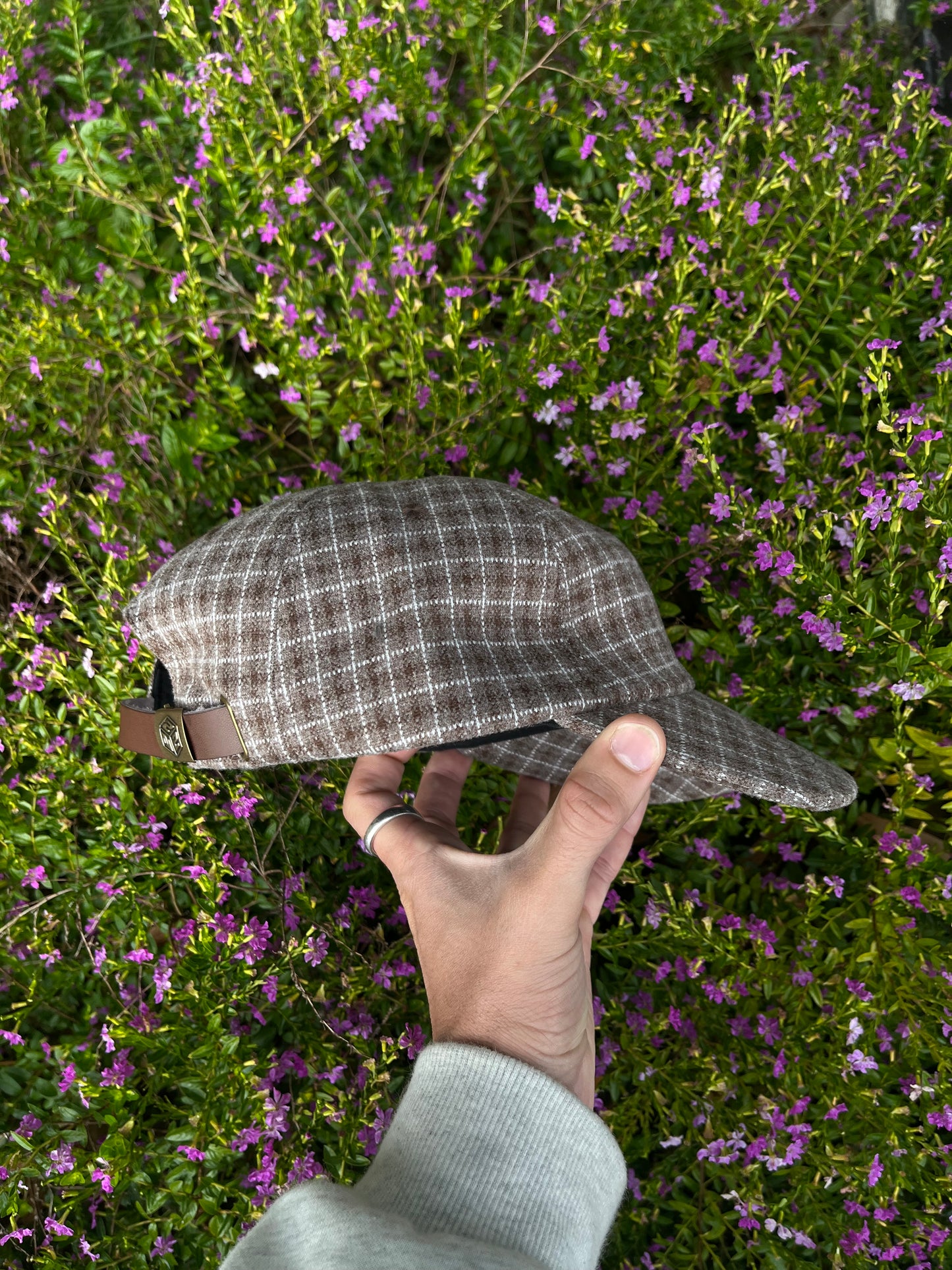 '2' HAT - BROWN PLAID