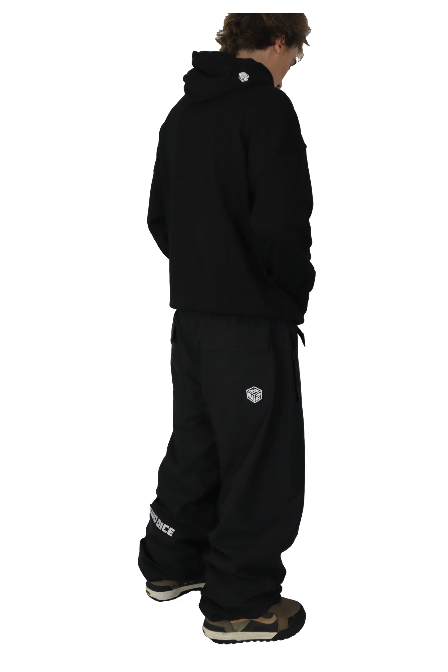 BOX FIT HOODIE - BLACK