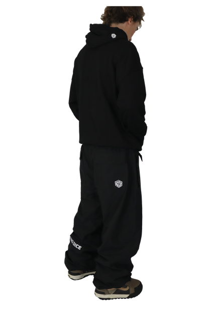 BOX FIT HOODIE - BLACK