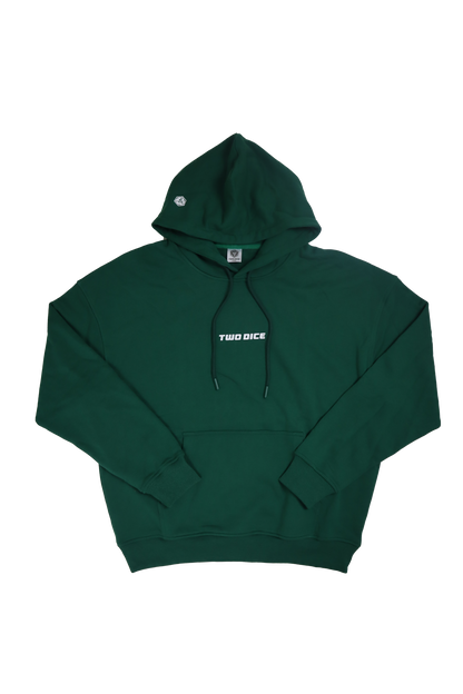 BOX FIT HOODIE - DARK GREEN