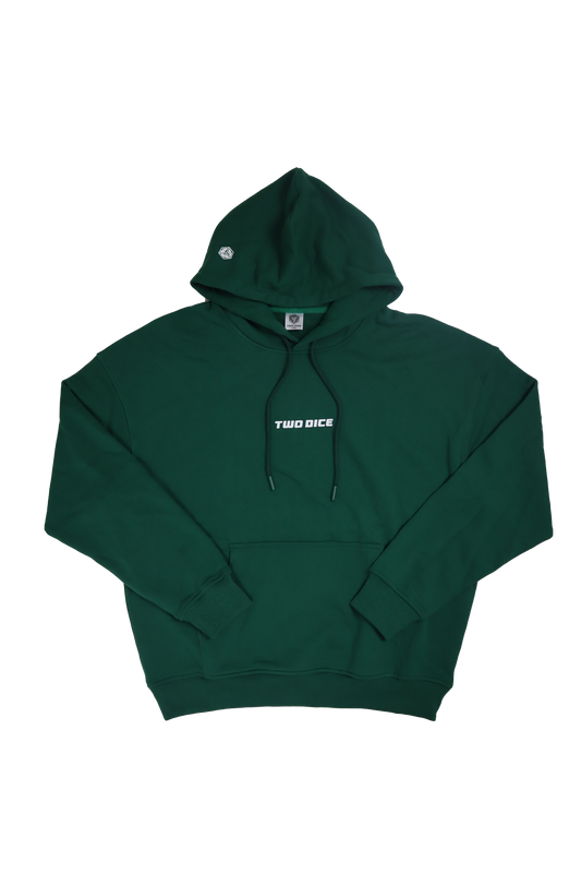 BOX FIT HOODIE - DARK GREEN