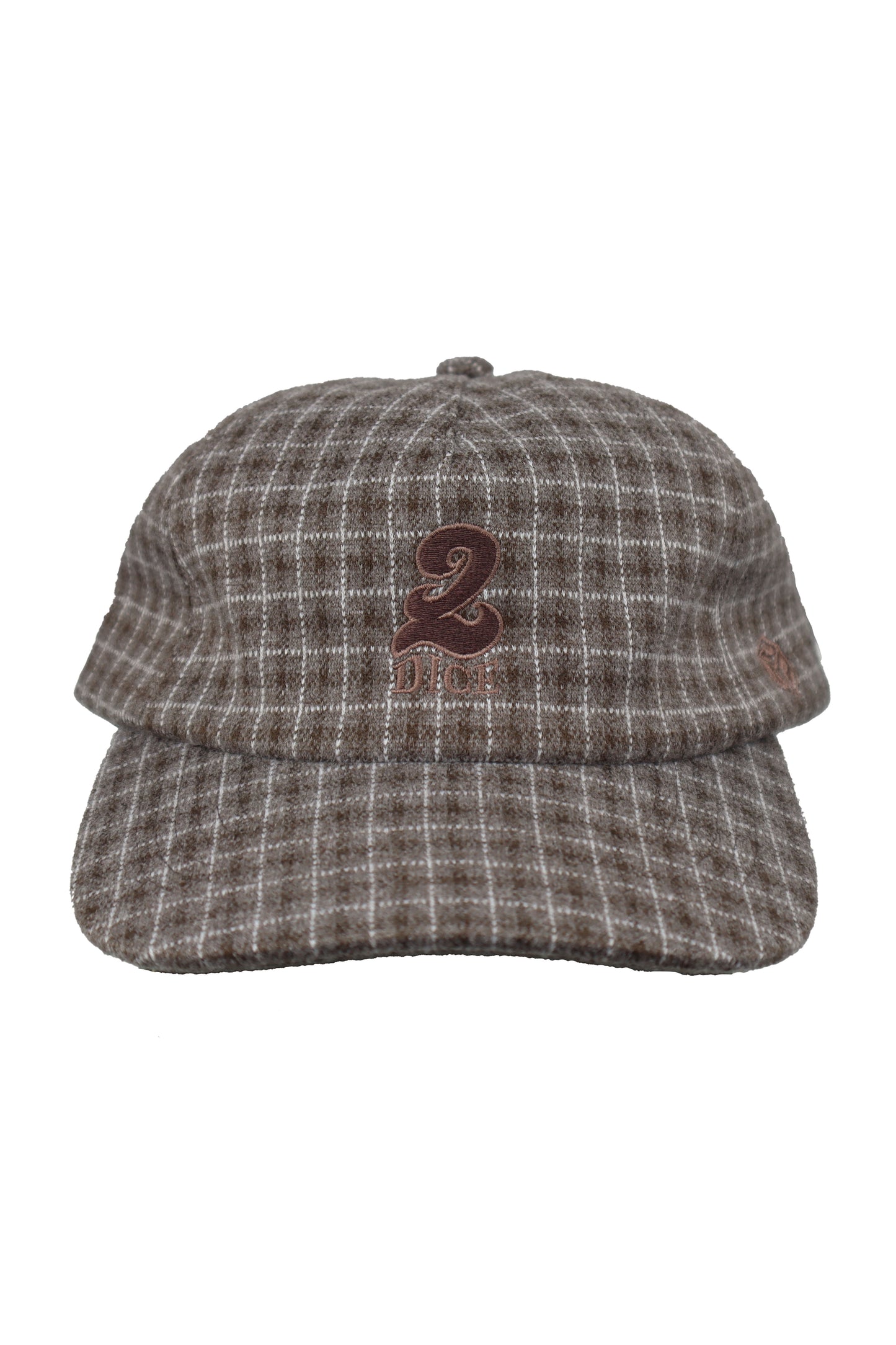'2' HAT - BROWN PLAID