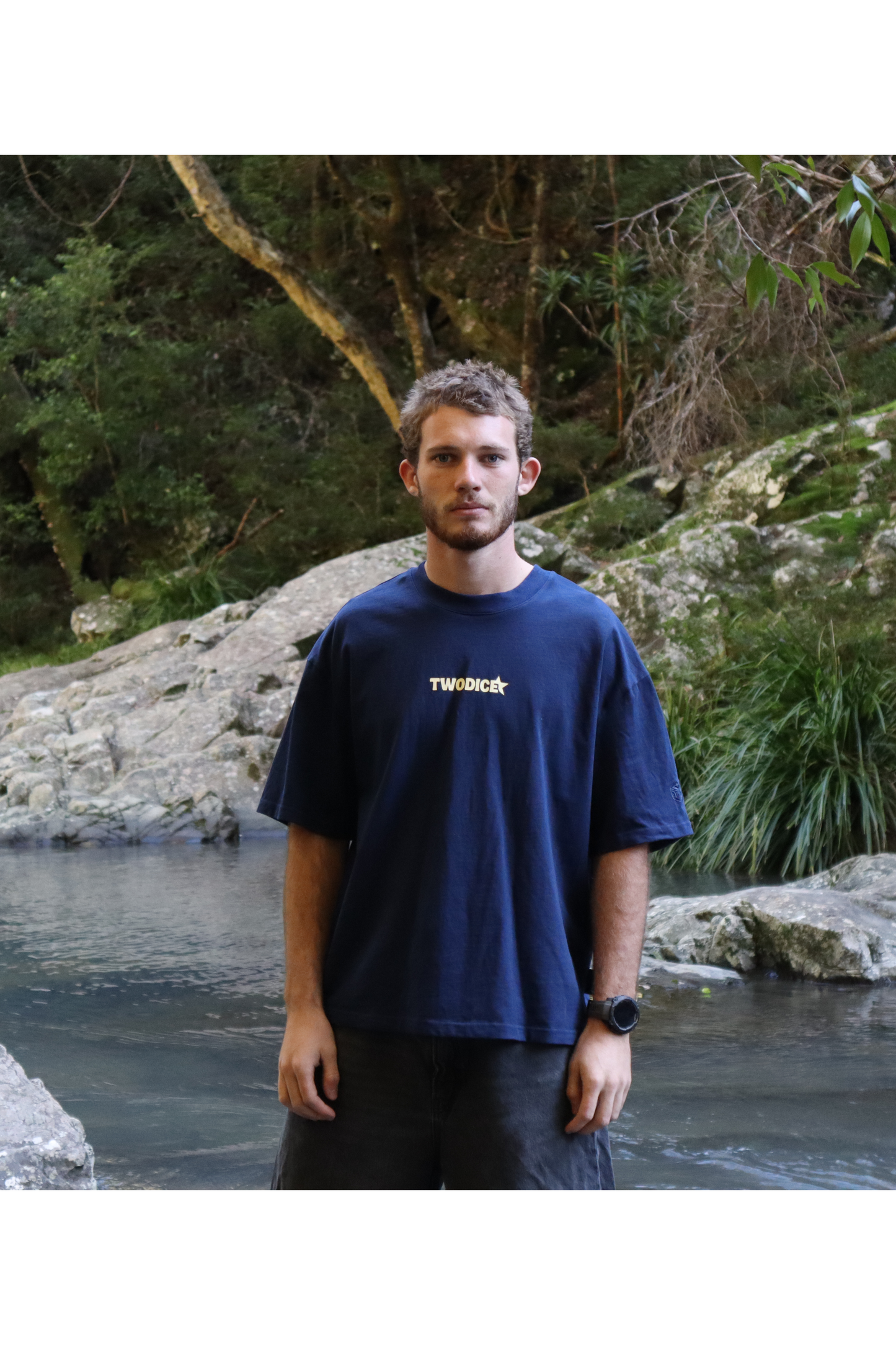 STAR* TEE - NAVY