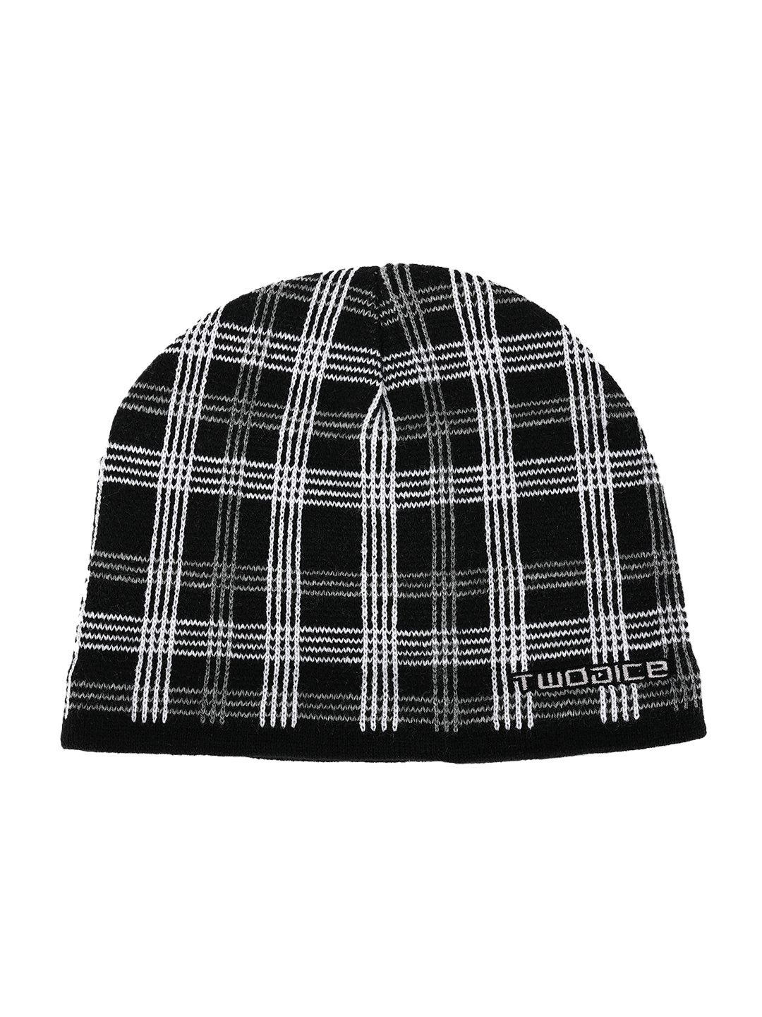 PLAID BEANIE