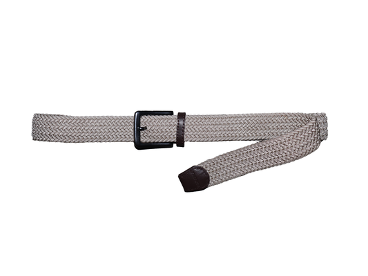BRAIDED BELT - SAND